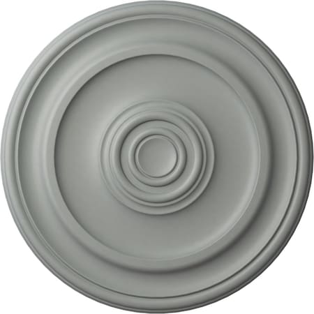 Ekena Millwork Kepler Traditional Ceiling Medallion (For Canopies up to 4 1/2"), 19 3/4"OD x 1 1/2"P, Primed White CM20KP